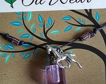 Child Horse Essential Oil Aromatherapy Diffuser Necklace