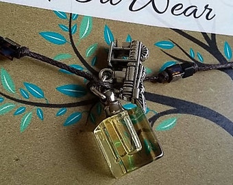 Boy's Train Essential Oil Aromatherapy Diffuser Necklace