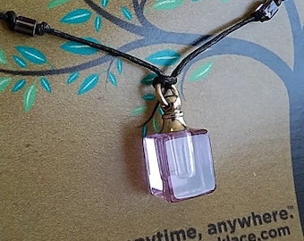 Child's Simple Purple Essential Oil Aromatherapy Diffuser Necklace