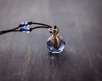 Boy's Football Essential Oil Aromatherapy Diffuser Necklace