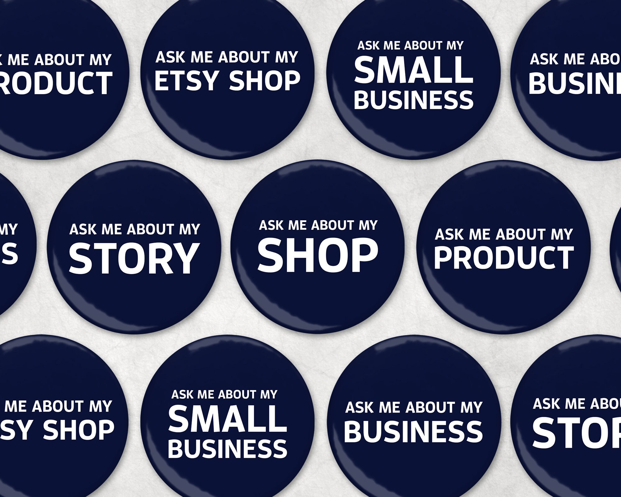 Ask Me About My Small Business / Etsy Shop / Story / Product Etsy