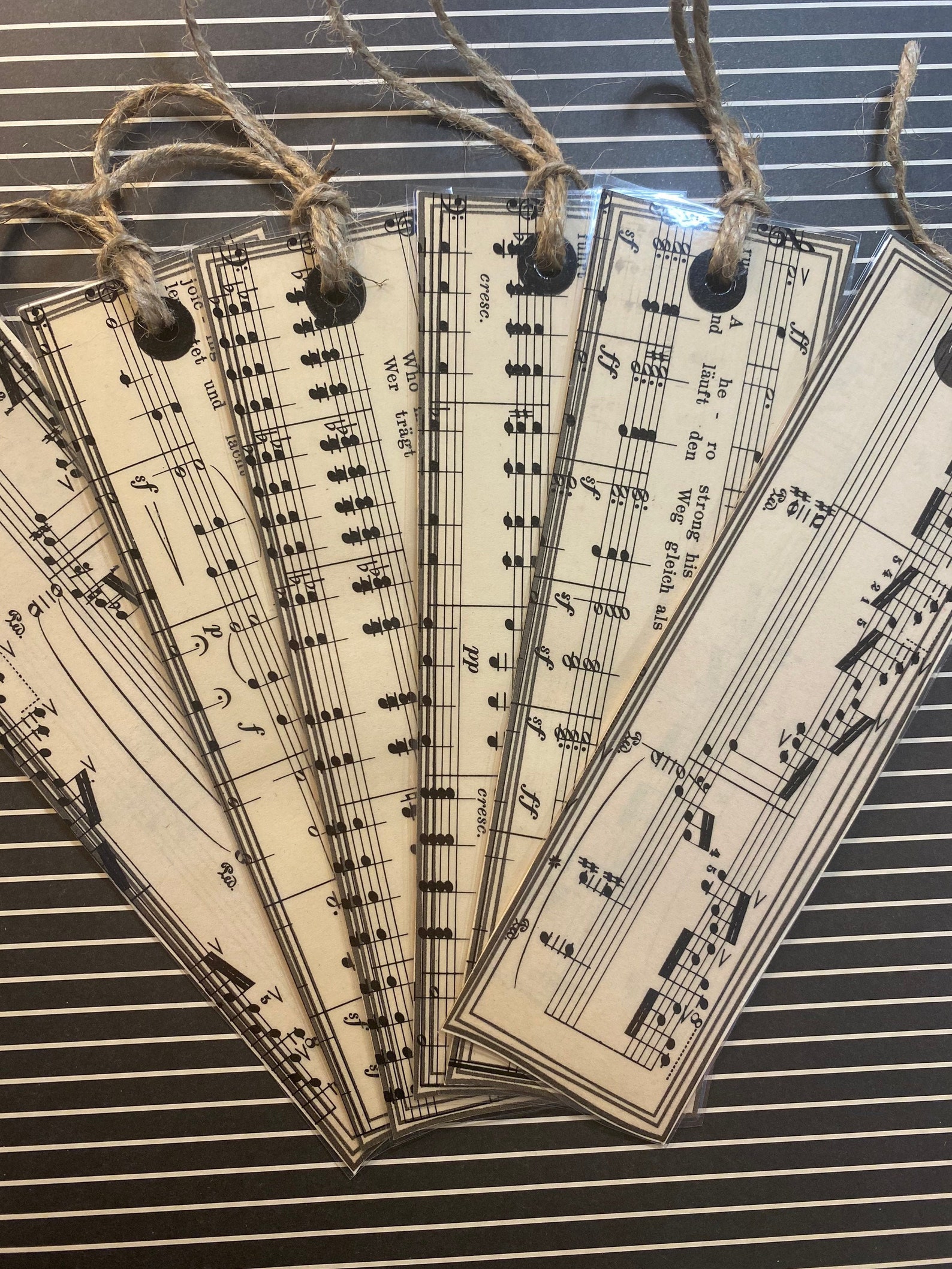 MUSIC Bookmarks Vintage RePurposed Music Piano &amp; Vocal | Etsy