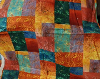 REDUCED! Keith Mallett Studio fabric from Springs Global USA , fabric group Four Generations. RARE! 2006 44 X 2yds.. beautiful color squares