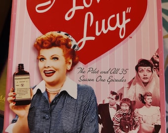 Start your I LOVE LUCY collection! This is the very First season complete. 35 episodes! If you need a laugh ..here you go!