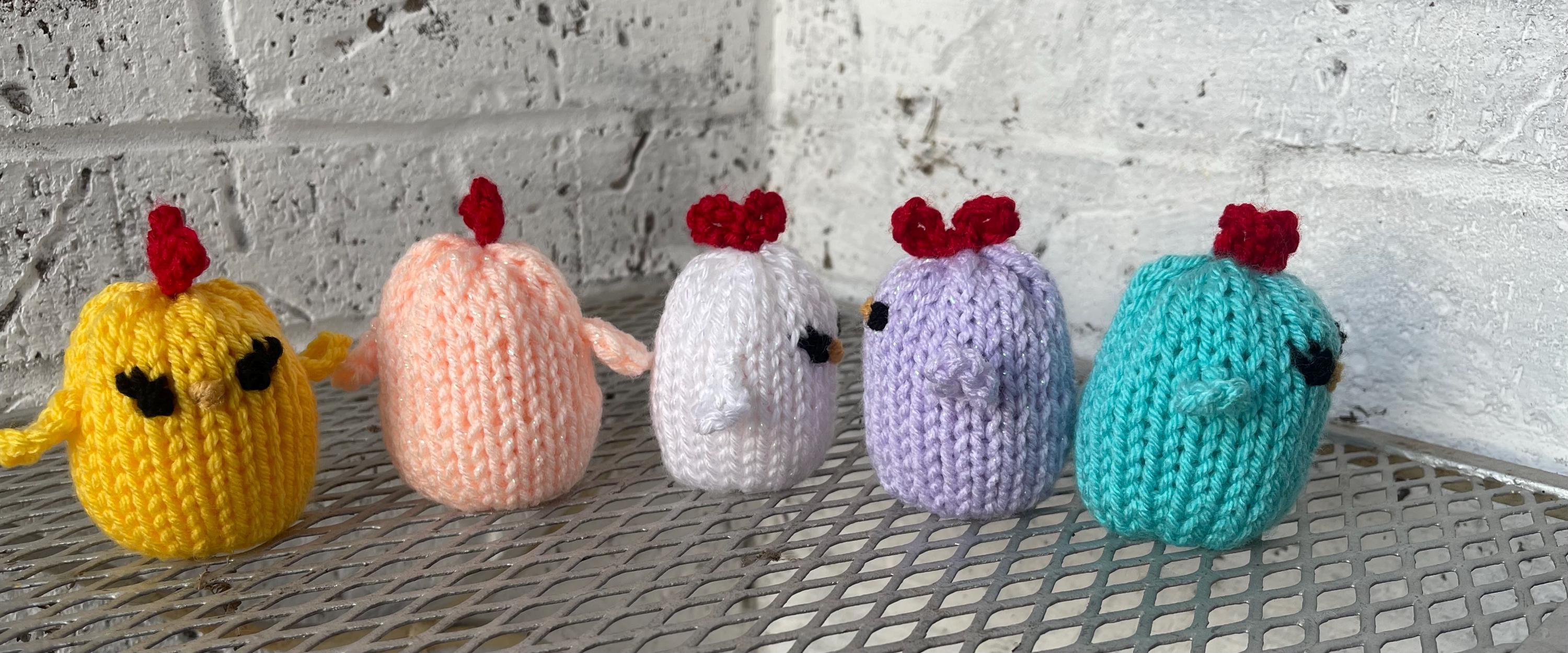 Machine Knit Chicks Easter Egg Cover, Addi Circular Knitting Machine - Etsy