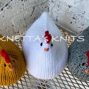 KNIT CHICKENS PATTERN Circular Knitting Machine Pattern **No Hand Knitting Instructions**