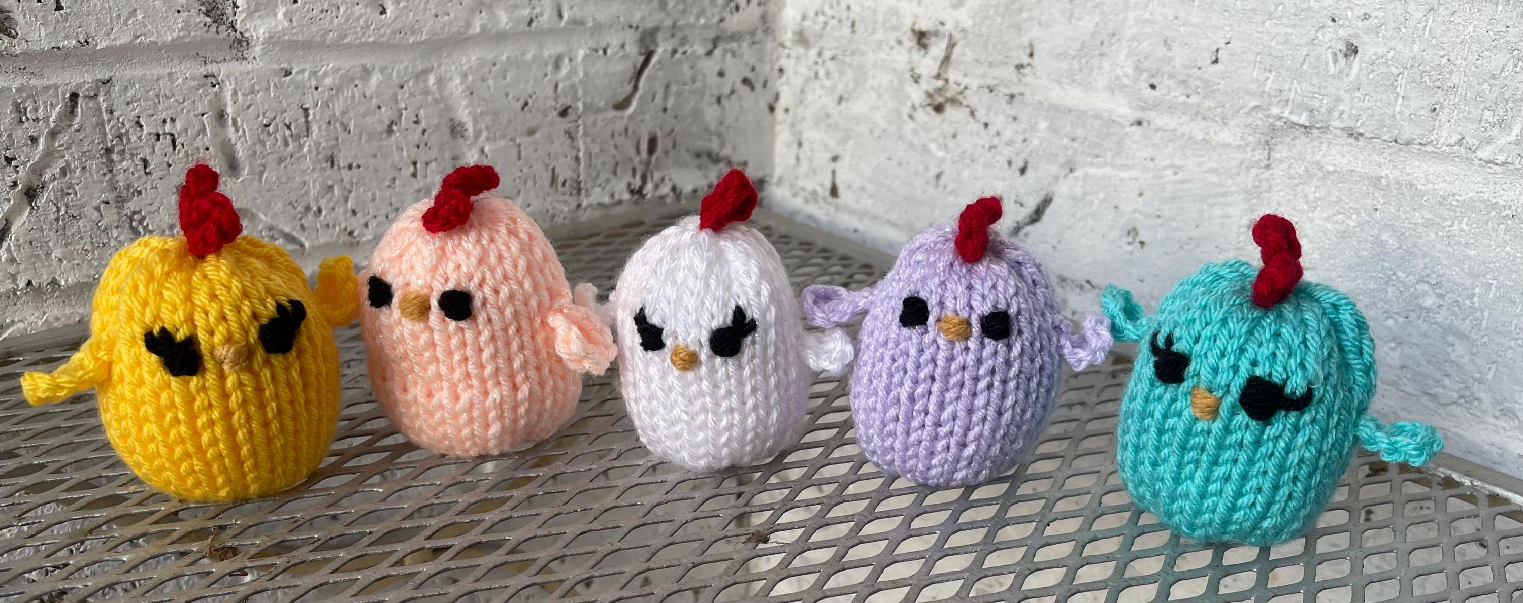 Machine Knit Chicks Easter Egg Cover, Addi Circular Knitting Machine - Etsy
