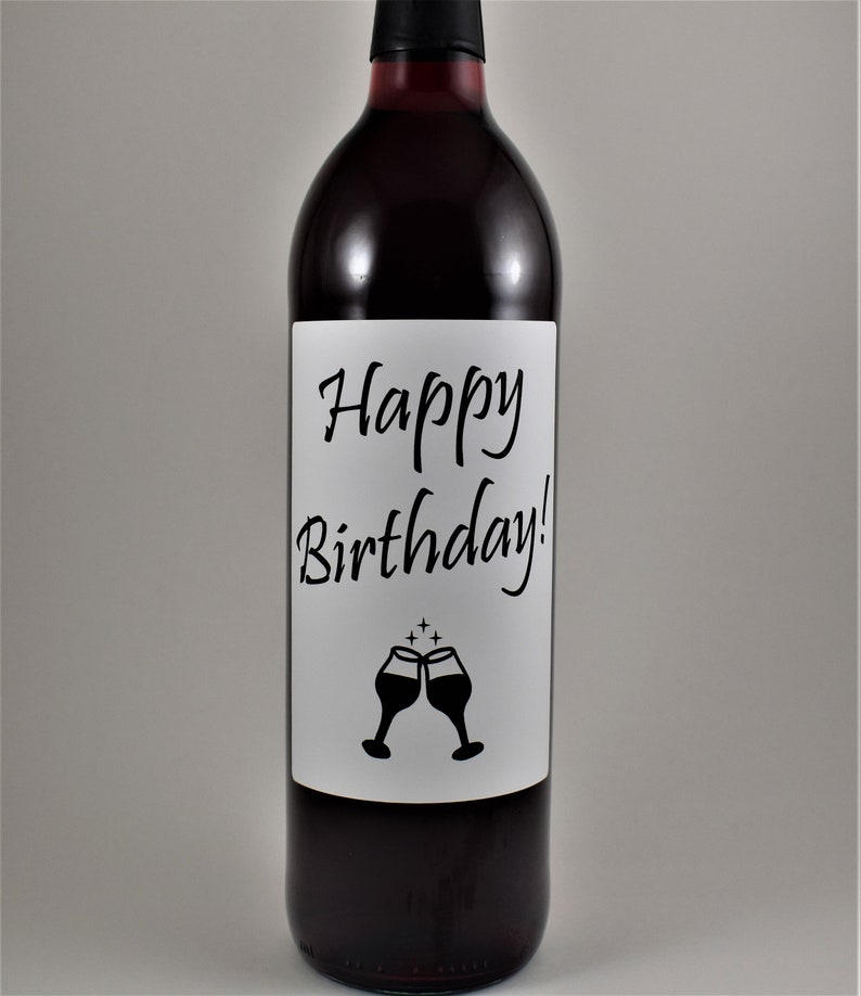 Wine Label Birthday Happy Birthday Gift for Her Gifts for Etsy