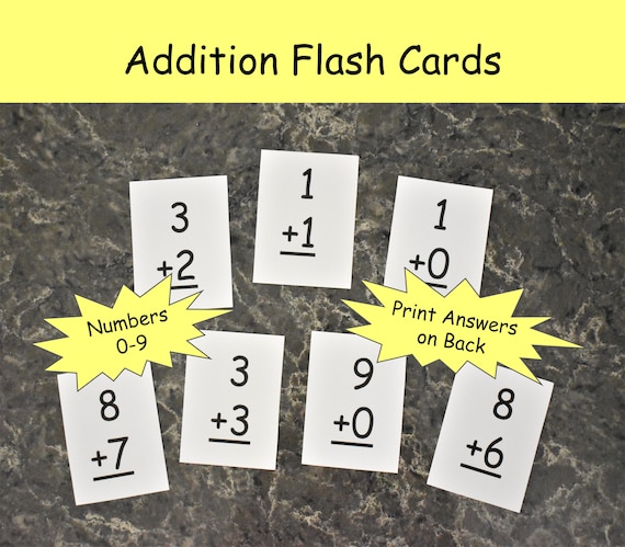 Second Grade Math Flashcards
