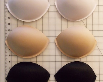 Gel Bust Cups - Sizes A to H - Beige, Black, or White