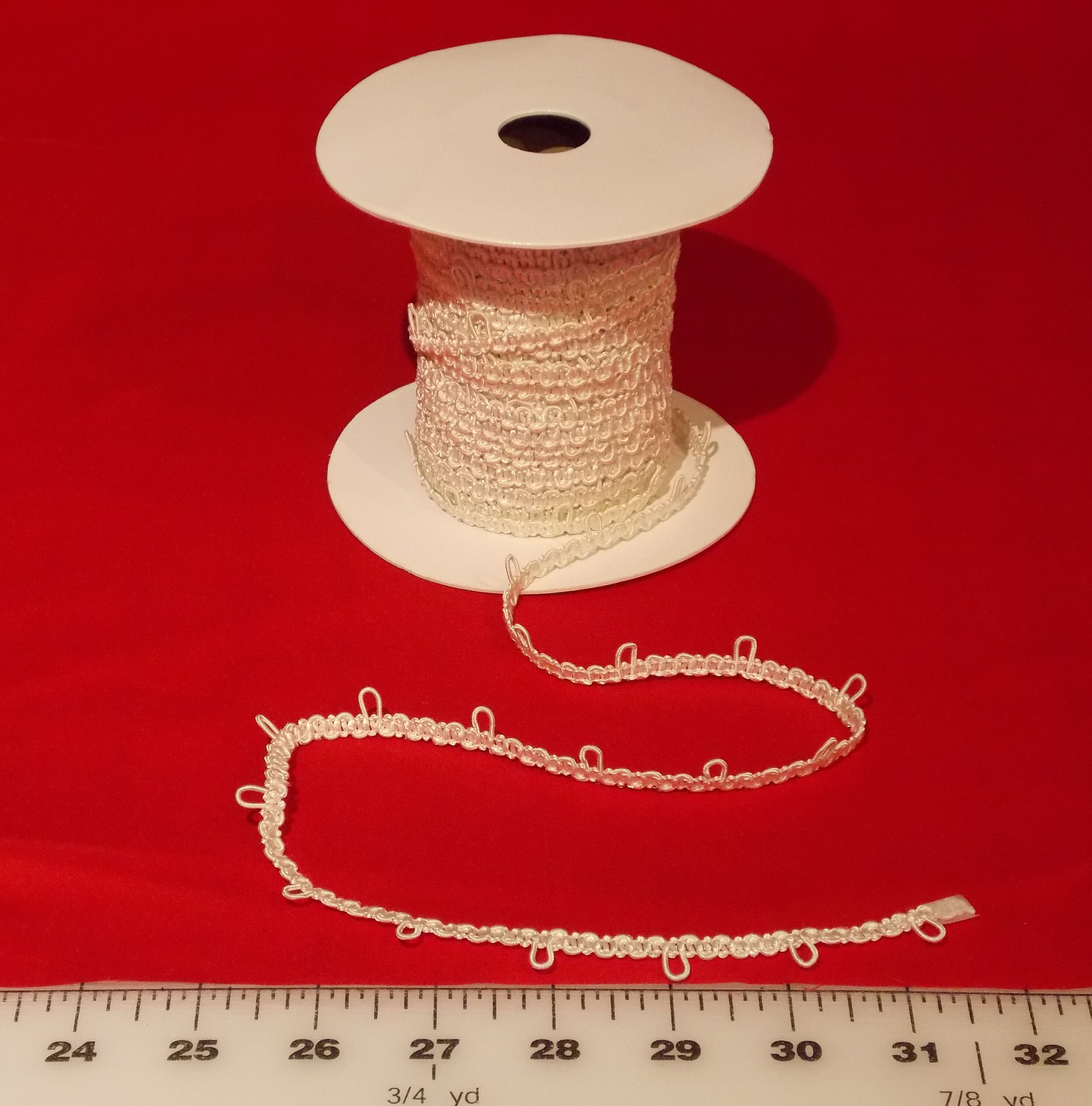 Ivory Button Loop / Bridal Button Loop Tape Etsy