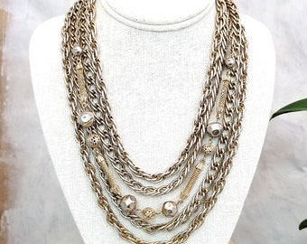 16450 20/% DISCOUNT Vintage KRAMER of NEW York Waltz Time Necklace Item