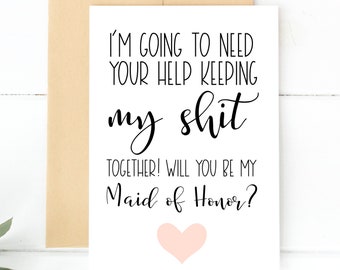 maid of honor etsy