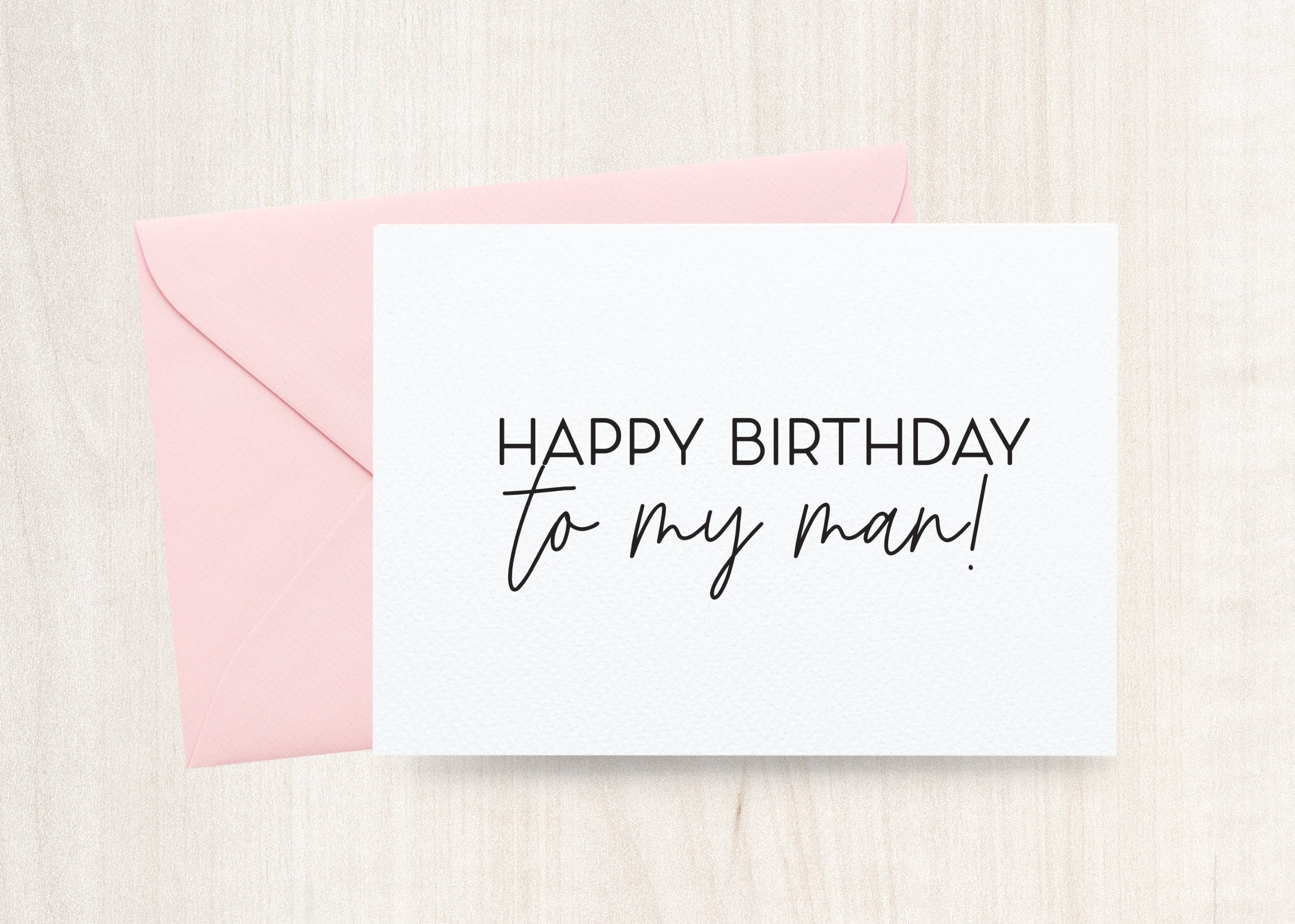 Birthday Card For Him, Boyfriend Card, Husband Card, Cute