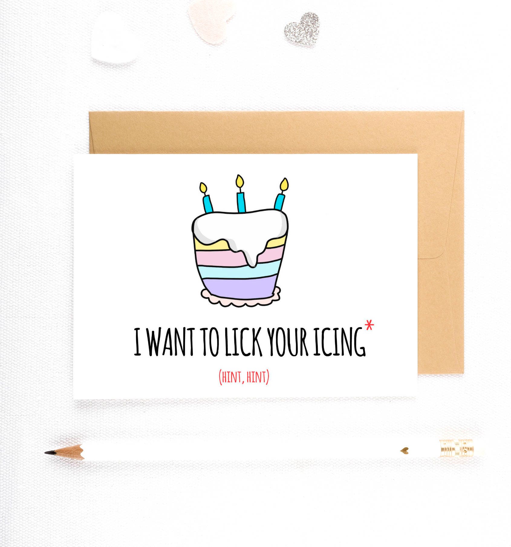 Funny Birthday Dirty Birthday Card Naughty Birthday Card Etsy