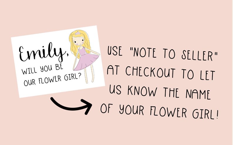 Cute Flower Girl Proposal Card Cute Bridesmaid Card Flower Girl Cards Junior Bridesmaid Proposal EWYBO201