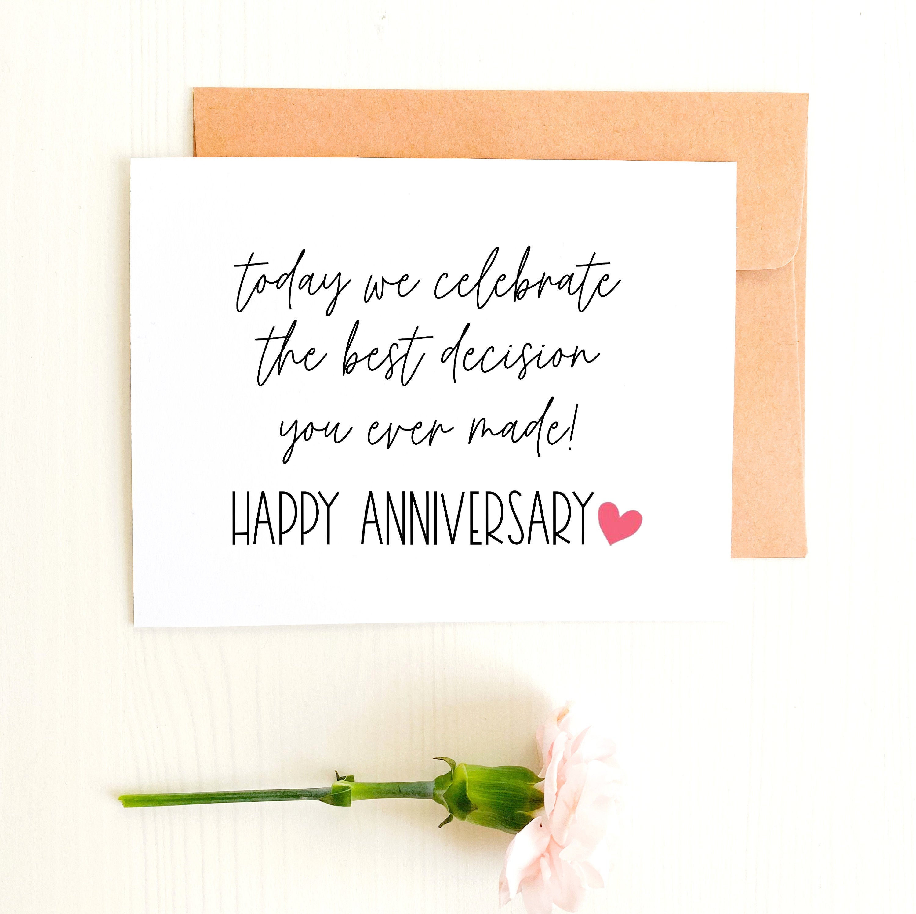 Anniversary Card Funny Husband Card Card For Him Happy | Etsy