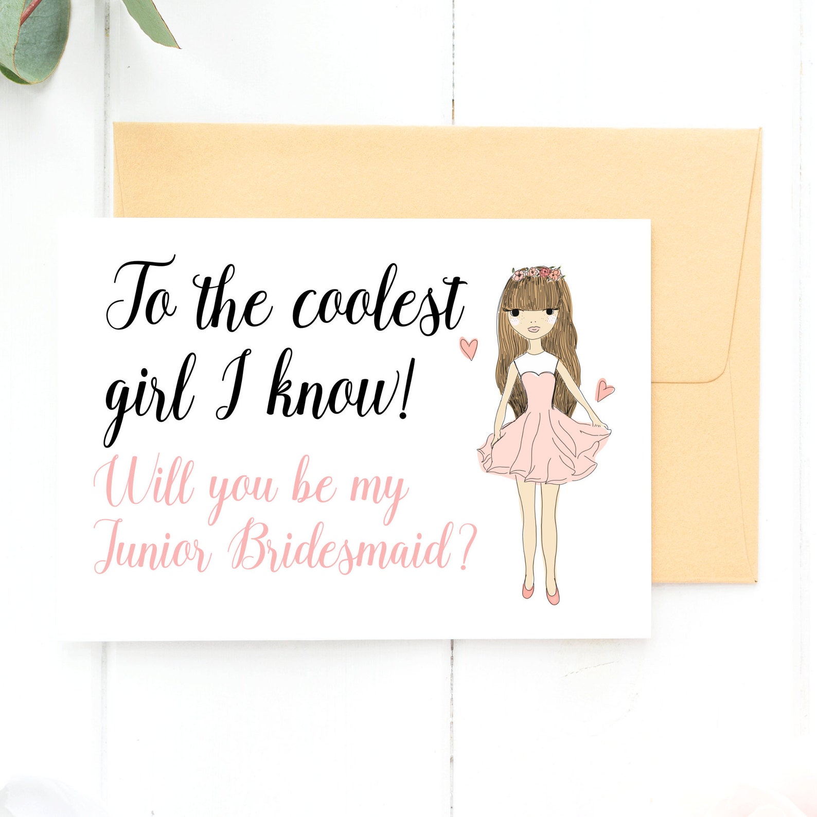 Junior Bridesmaid Proposal Cards Flower Girl Cards Will You | Etsy