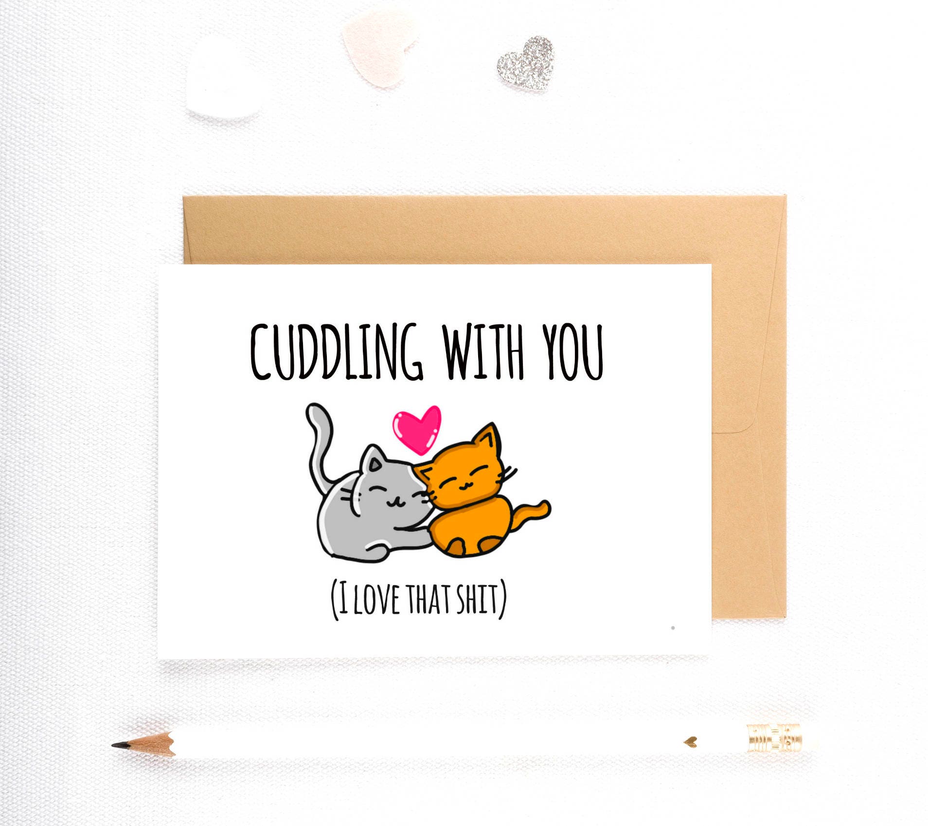 Naughty Card  Funny Boyfriend  Card  Cute  Boyfriend  Card  Etsy