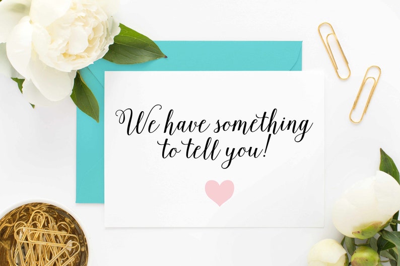 Baby Announcement Card New Baby Card Grandparents Card Etsy