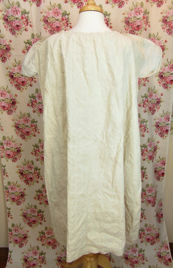 Antique 19th Century French Nightgown 1800’s Home… - image 4