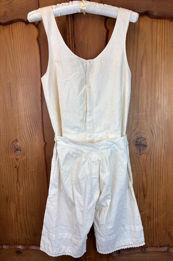 Edwardian Combination Underwear Victorian Combination Vintage Unmentionables