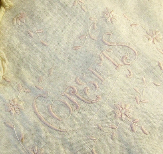 Victorian Corset Bag Edwardian Lingerie Bag Corset