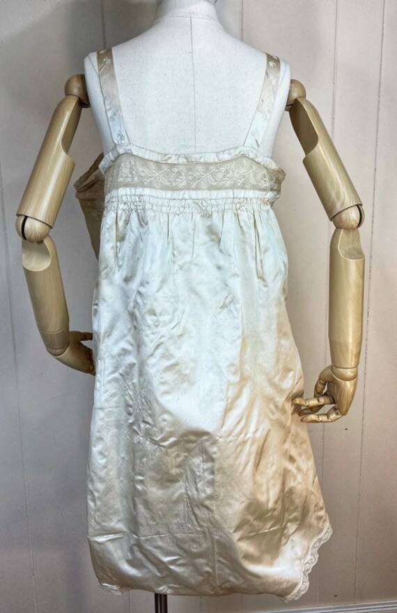 Antique Edwardian Step In Antique Silk Teddy Edwa… - image 3