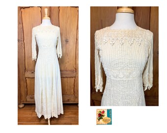 Antique Victorian Dress 1890’s Wedding Dress Victorian Tea Gown