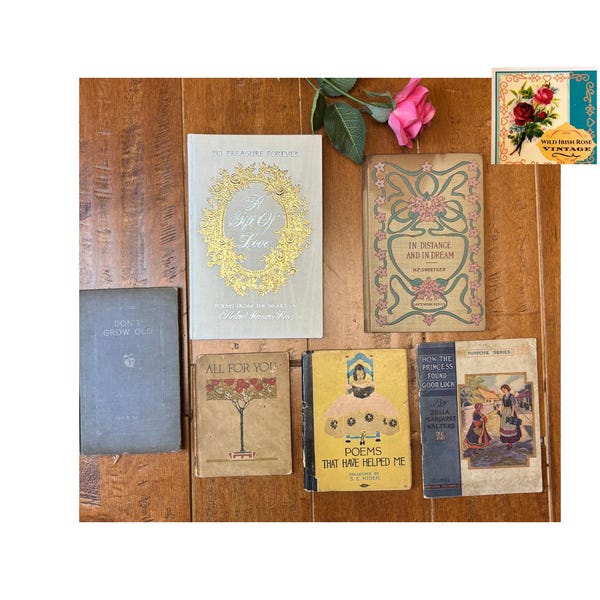 Vintage Books Vintage Poetry Book Helen Steiner Rice Antique Books