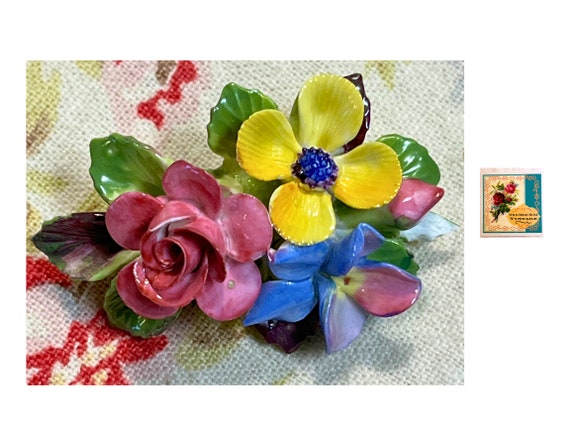 Thorley bone china brooch clearance