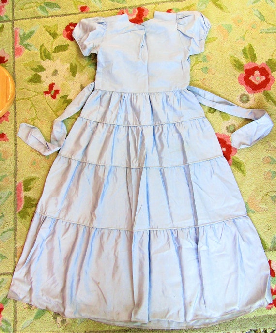 Vintage 1930's Childs Satin Party Dress Vintage G… - image 3