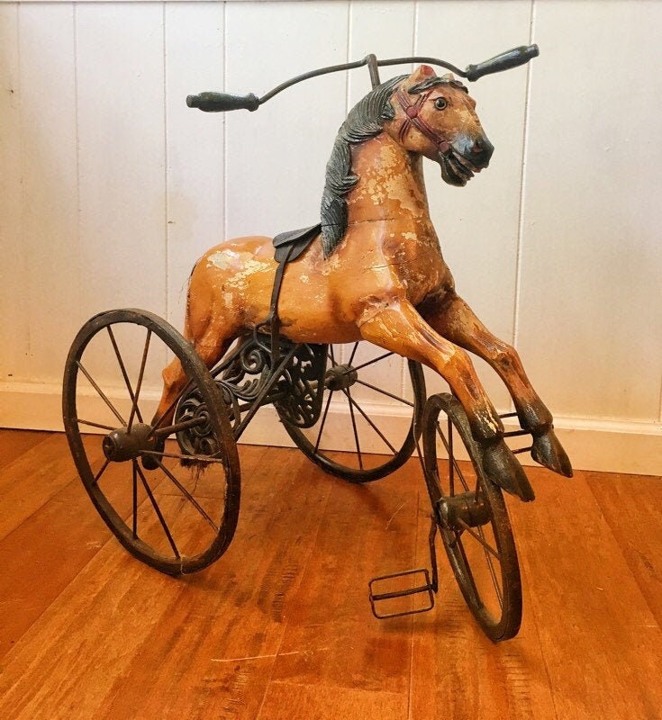 Victorian horse tricycle cheap