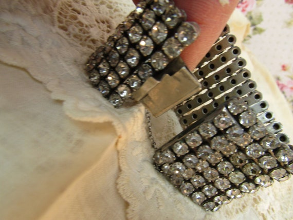 Vintage Bracelet 1950s Sparkling Cocktail Bracele… - image 10