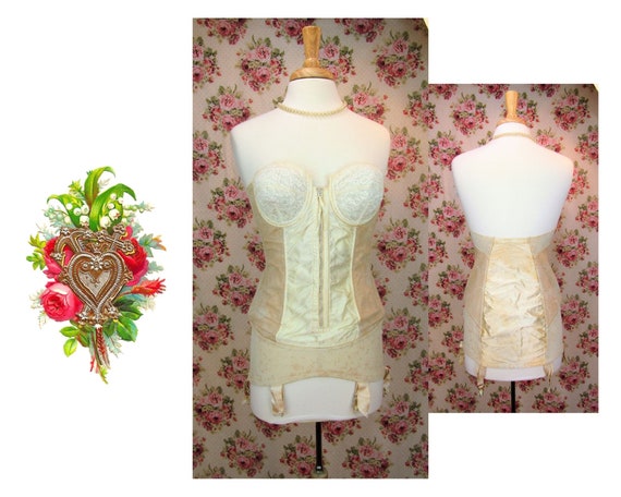 Vintage 1940's Long Girdle Size 36B Vintage 40s St