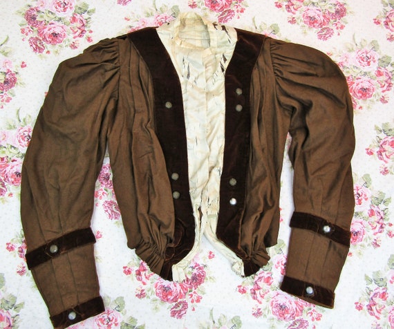 Antique Victorian Bodice Size XS 1890s Bodice 19t… - image 2