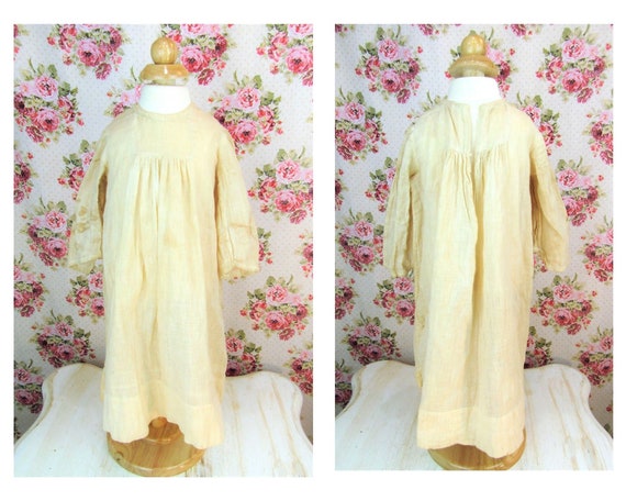 Antique Baby Gown Antique Baby Dress Victorian Shabby Pioneer Muslin Baby Dress Etsy Canada