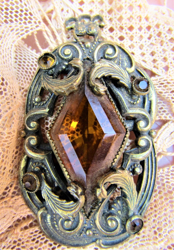 Antique Pendant Art Nouveau Pendant Antique Victo… - image 3