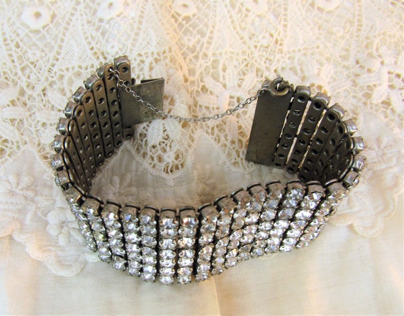 Vintage Bracelet 1950s Sparkling Cocktail Bracele… - image 5