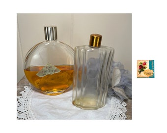 Vintage Perfume Set Worth Parfum Je Reviens Eu De Toilette 1930’s St. Denis Gardenia Royal Parfum Bottle