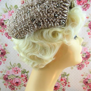 Vintage Fascinator Vintage Juliet cap image 7