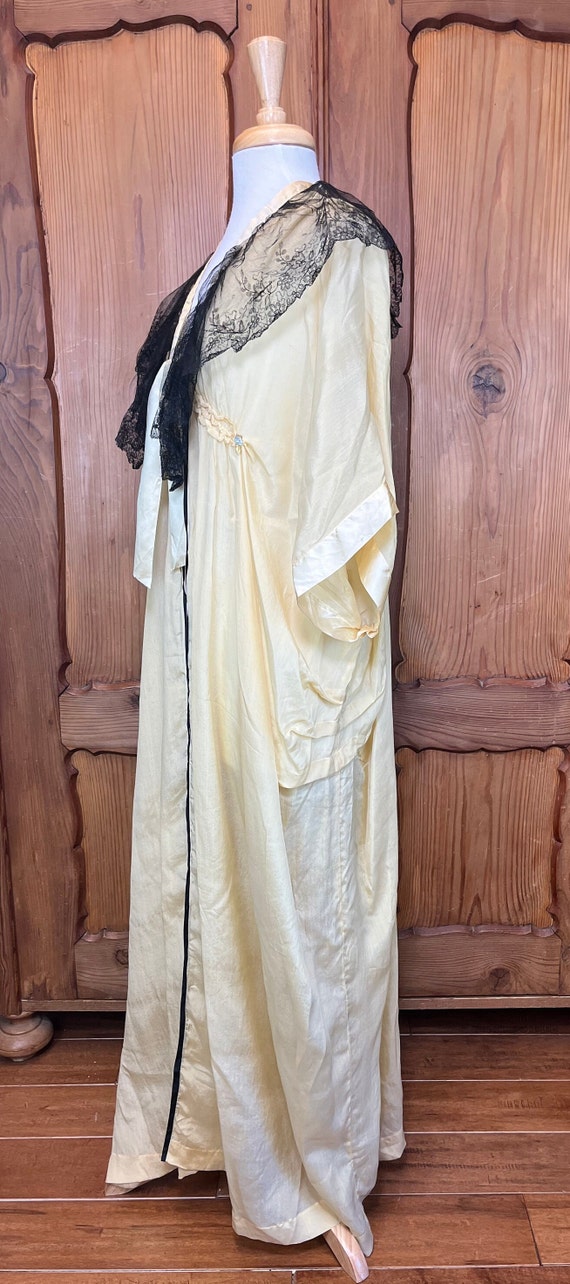 Edwardian Robe Edwardian Dressing Gown Antique Peigno… - Gem