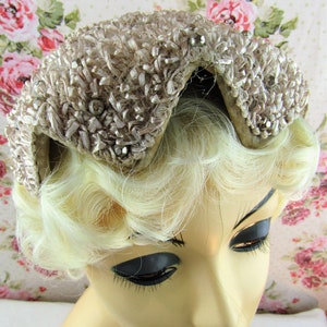 Vintage Fascinator Vintage Juliet cap image 3