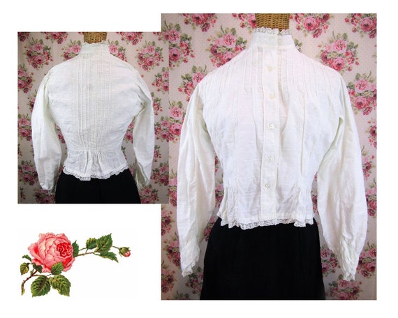 Victorian Blouse Size XS 1800s Victorian Shirtwais
