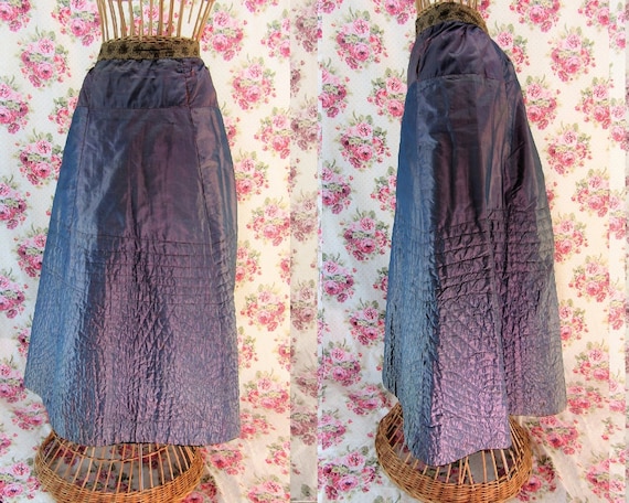Victorian 1880's Purple Skirt Size XXS 1800s Skirt