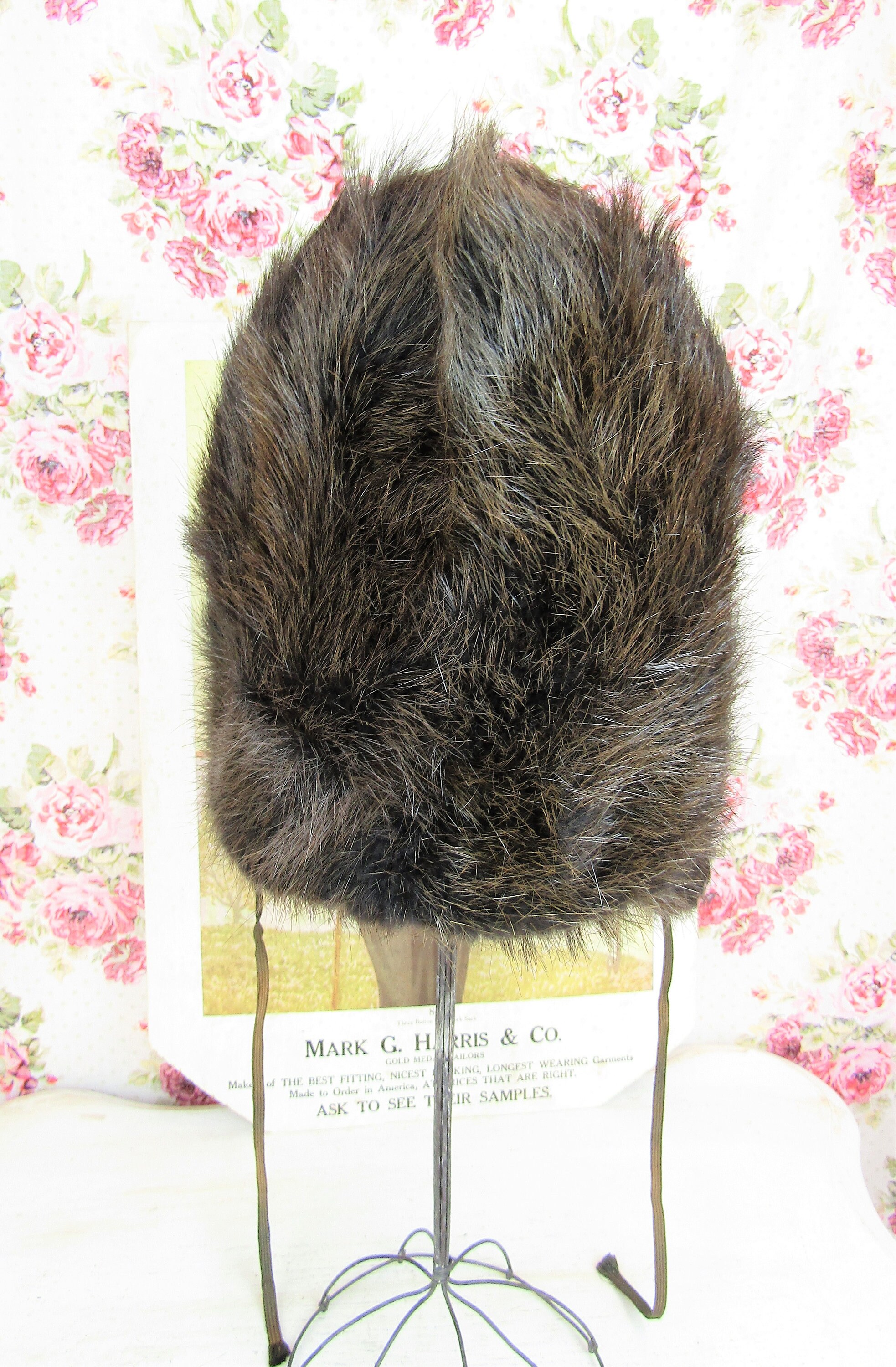 Men's Fur Hat Vintage Hunting Hat Antique Fur Hunting Hat - Etsy