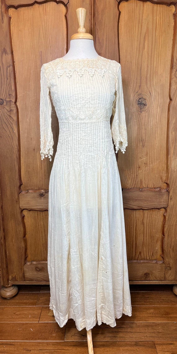 Antique Victorian Dress 1890’s Wedding Dress Vict… - image 2