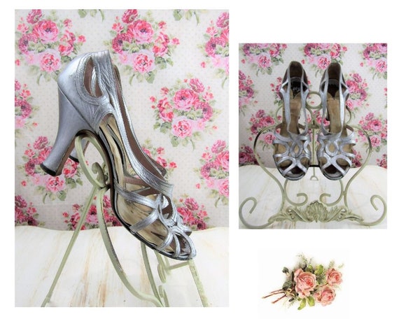 Vintage 30s 1930s Heels Size 8 Vintage 30s Dance S