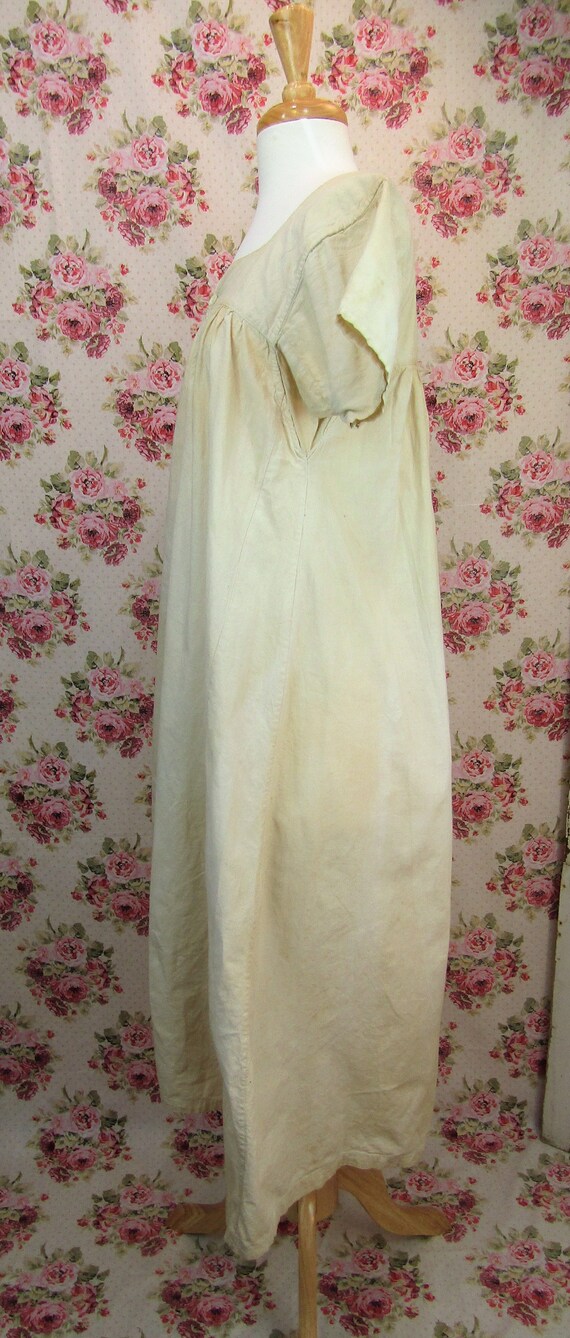 Antique Nightgown Mid 19th Century Ladies Nightgo… - image 4