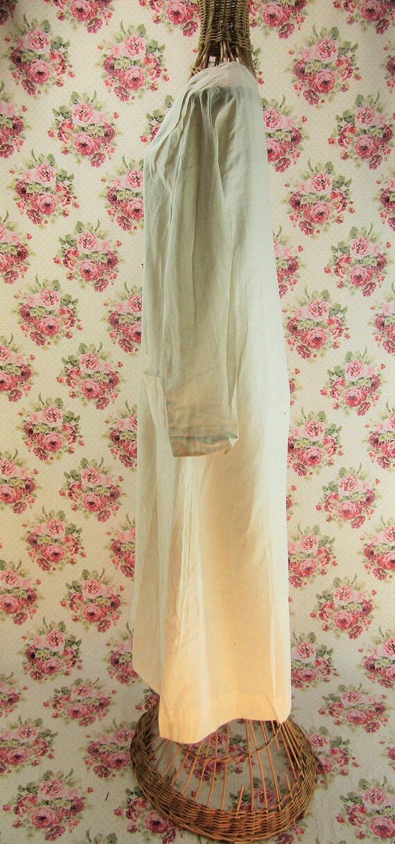 Antique Edwardian Nightgown Size Small European M… - image 5